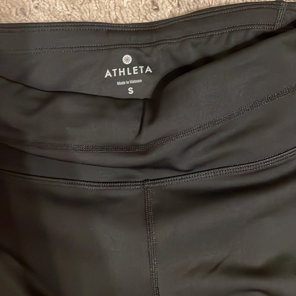 EUC lot of 2 Athleta 7/8 tights. Sz S. - Picture 3 of 6